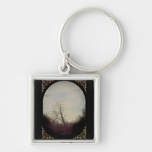 Porte-clés arbre d'hiver (Devant)