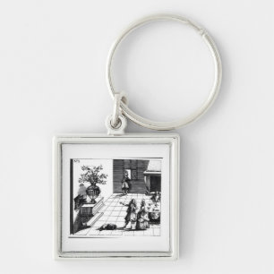 Porte-clés Arbre musical de chanson d'oiseau, c.1670 édité