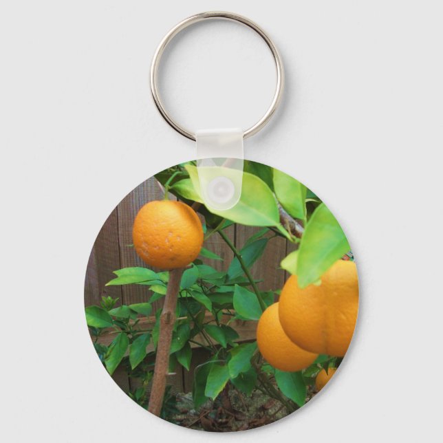 Porte-clés Arbre orange (Recto)