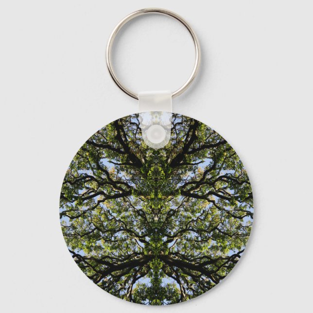 Porte-clés Arbres image miroir (Recto)