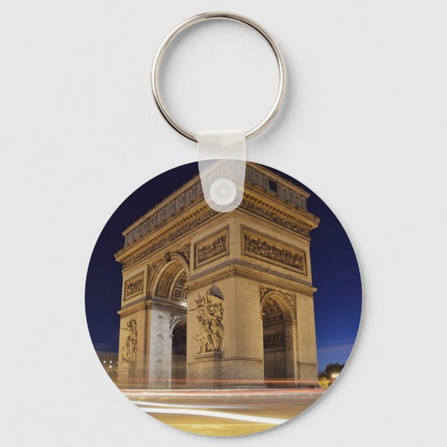 Porte-clés Arc De Triomphe la nuit (Recto)
