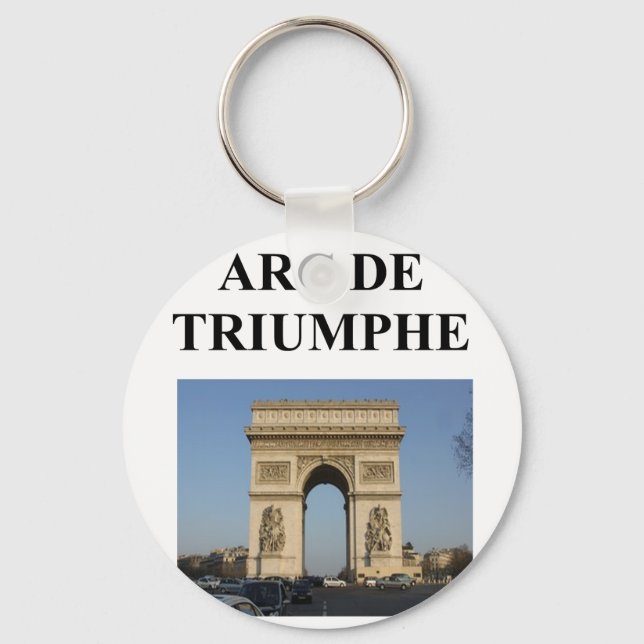 Porte-clés arc de triumphe paris france (Recto)
