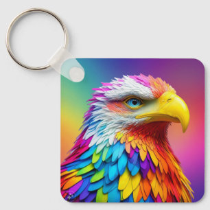 Porte-clés Arc-en-ciel Aigle-65456