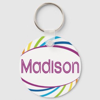 Porte-clés Arc en ciel cadre heureux Madison
