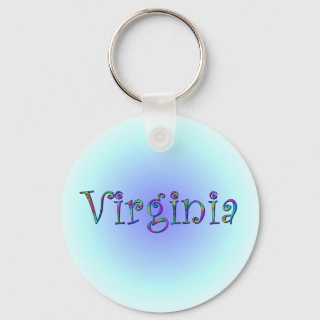Porte-clés arc-en-ciel de Virginie (Recto)