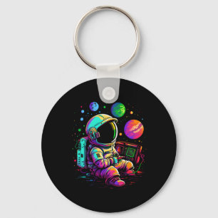 Porte-clés Arcade Planètes Astronaute du jeu Universe
