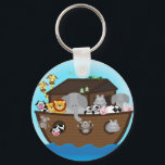 Porte-clés Arche de Noé<br><div class="desc">Conception de l'Arche de Cute Noah de Walter's Room et WaltersRoom.com pour les enfants de tous âges.</div>