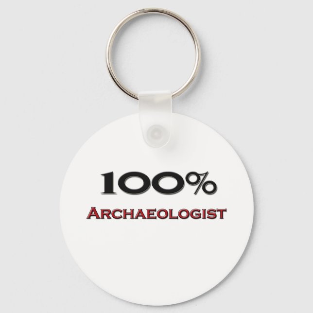 Porte-clés Archéologue à 100 % (Recto)