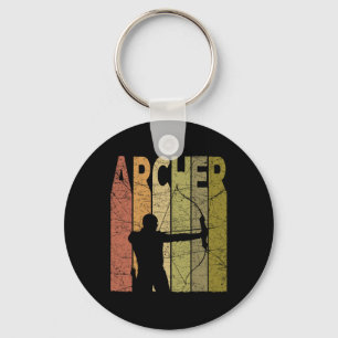Porte-clés Archer Chasse Vintage Bow Retro Tir à l'arc Bowhun