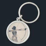 Porte-clés Archeresse aquarelle Silhouette<br><div class="desc">Tir à l'arc I par Grace Popp. | 138501D</div>