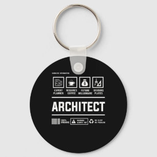 Porte-clés Architect Handling Inmation Architecture Mens Gift