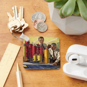 Porte-clés Architectes travaillant dans un bureau, entreprise