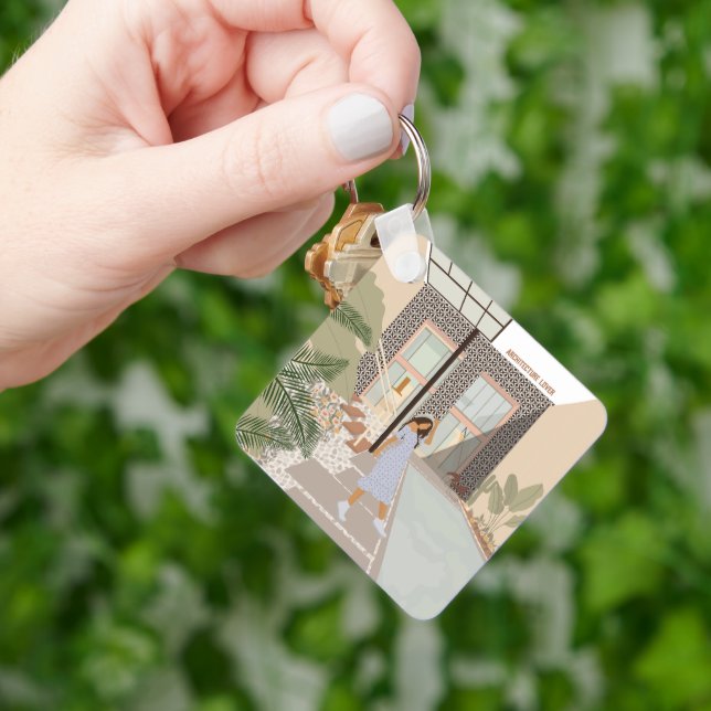 Porte-clés Architecture lover, Star House de Xavier Salas (main)