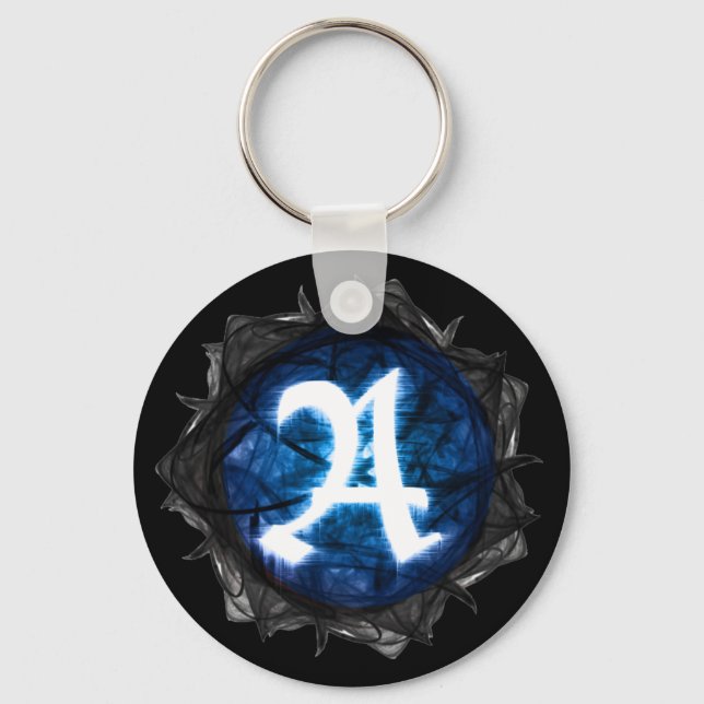 Porte-clés Arctiris Clé Bleu (Recto)