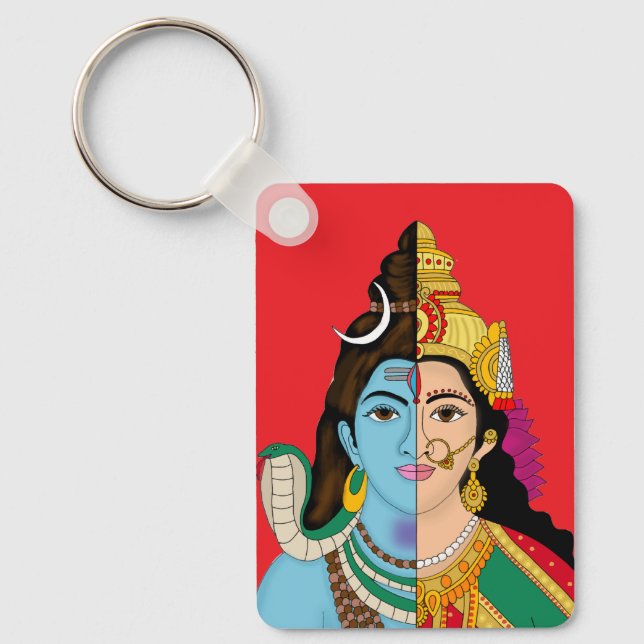 Porte-clés Ardhanarishwara (Recto)