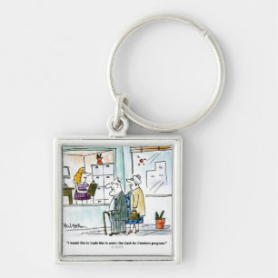 Porte-clés Argent liquide pour des tas de ferraille