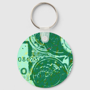 Porte-clés Argent vert