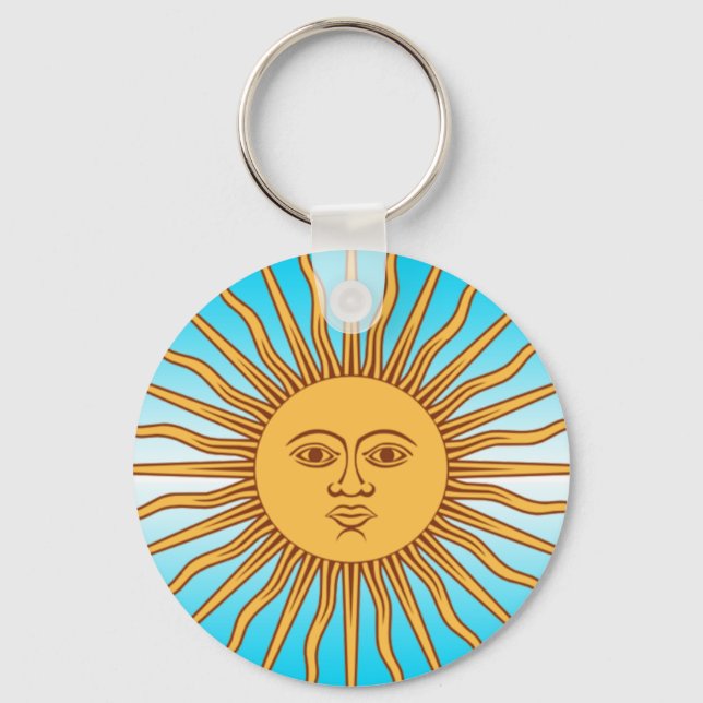Porte-clés Argentina - Flag Sun - Keychain (Recto)