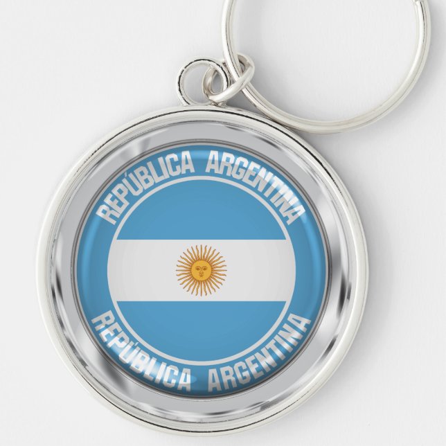 Porte-clés Argentina Round Emblem (Devant)