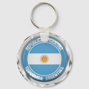 Porte-clés Argentina Round Emblem