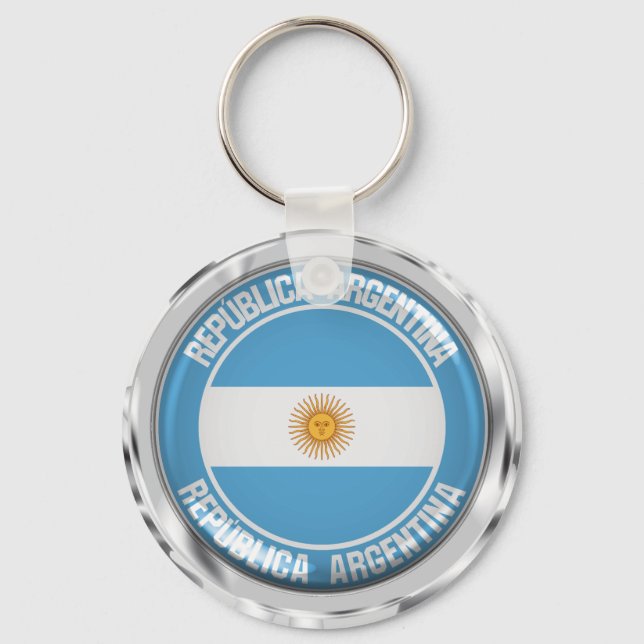 Porte-clés Argentina Round Emblem (Recto)