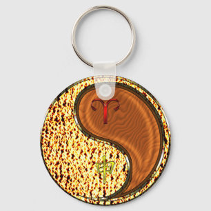 Porte-clés Aries et le singe du bois