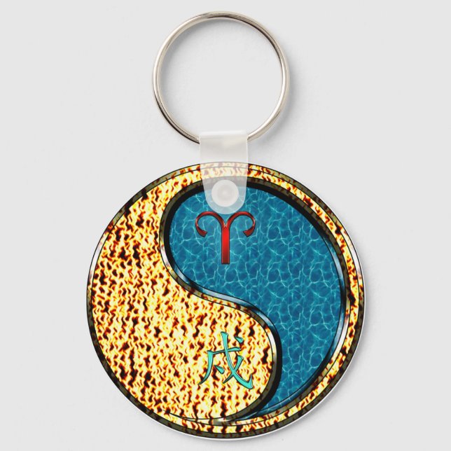 Porte-clés Aries et Water Dog (Recto)