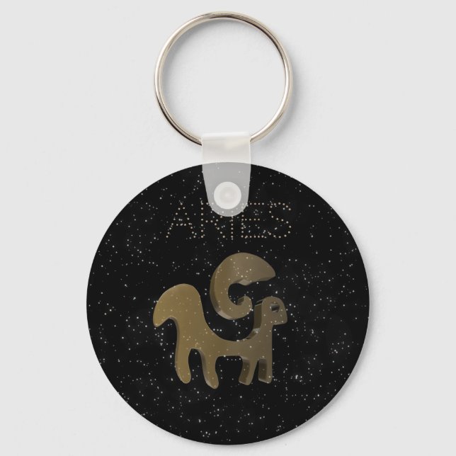 Porte-clés Aries golden (Recto)