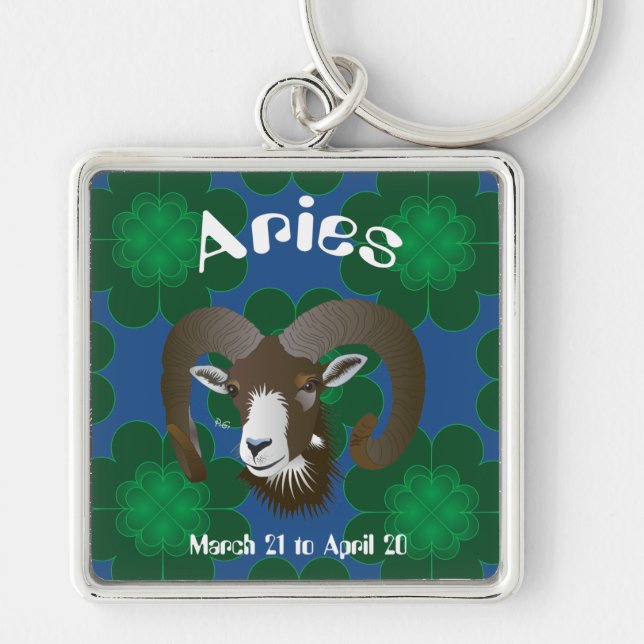 Porte-clés Aries March 21 à avril 20 Keychains (Devant)