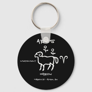 Porte-clés Aries personnalisées