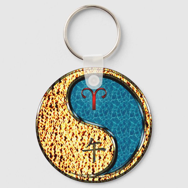 Porte-clés Aries & Water Horse (Recto)