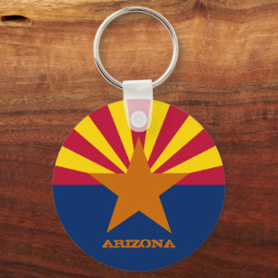 Porte-clés Arizona Drapeau & Arizona État États-Unis Voyage /