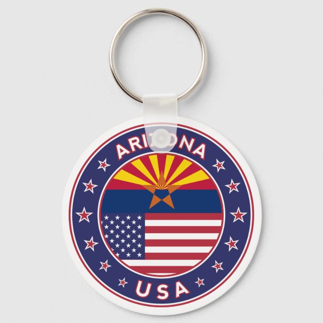 Porte-clés Arizona, États-Unis (Recto)