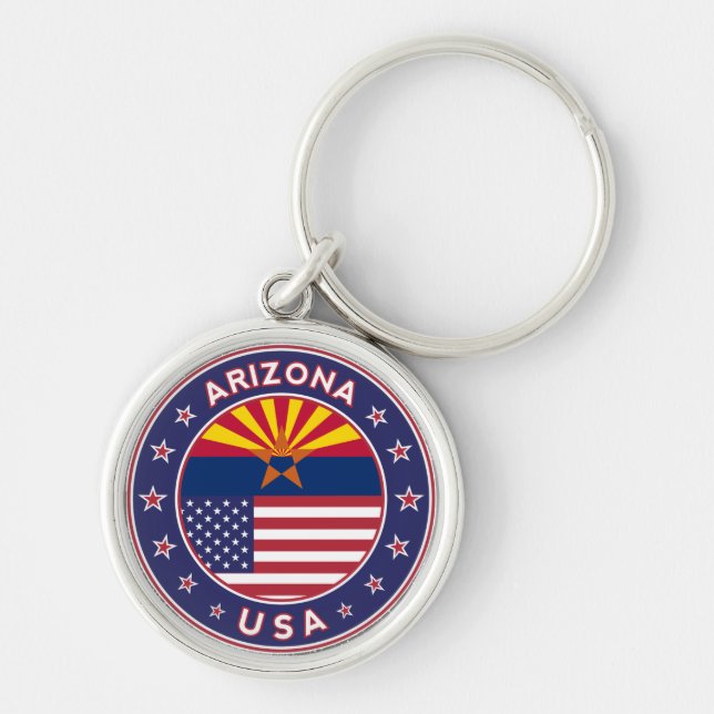 Porte-clés Arizona, États-Unis (Devant)