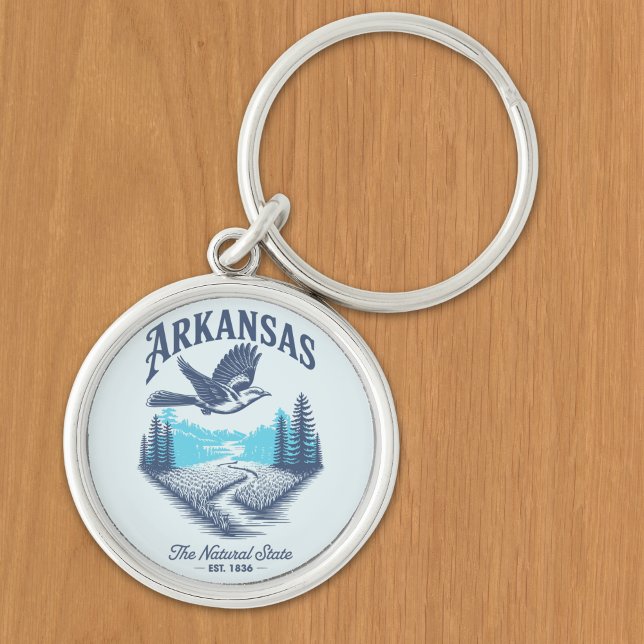 Porte-clés Arkansas – Wild and Beautiful (Créateur téléchargé)