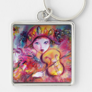 Porte-clés ARLECCHINO VIOLINIST FABRIQUER MUSIQUE Mascarade M