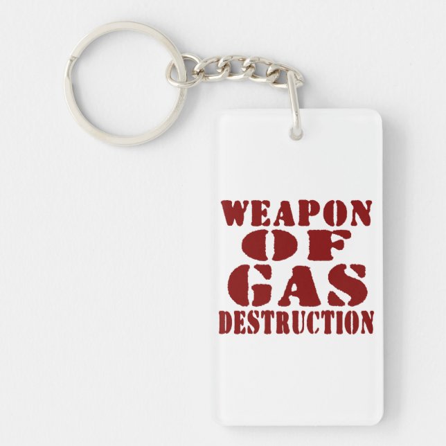 Porte-clés Arme De Destruction Du Gaz (Devant)