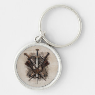 Porte-clés Arme De L'Armée Des Hommes