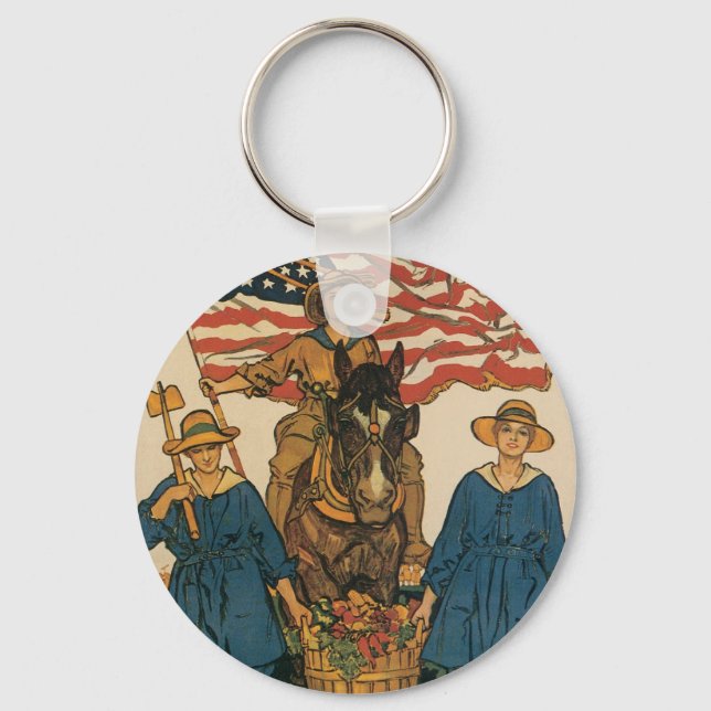 Porte-clés Armée de terre féminine (Recto)