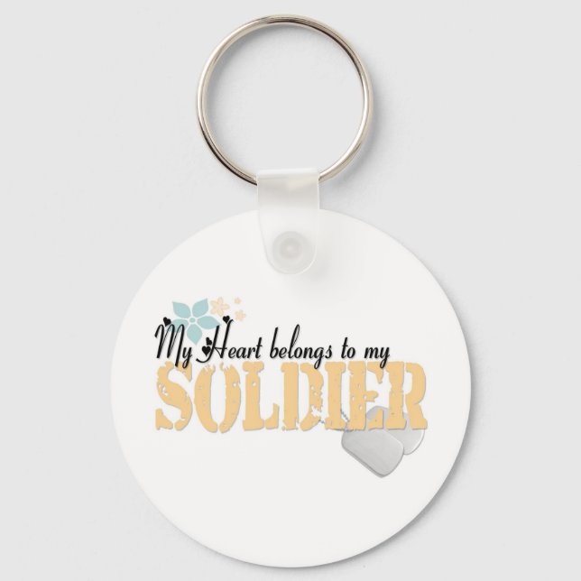 Porte-clés armée mon coeur1 (Recto)