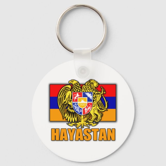 Porte-clés Armenia Hayastan Coat of Arms (Recto)