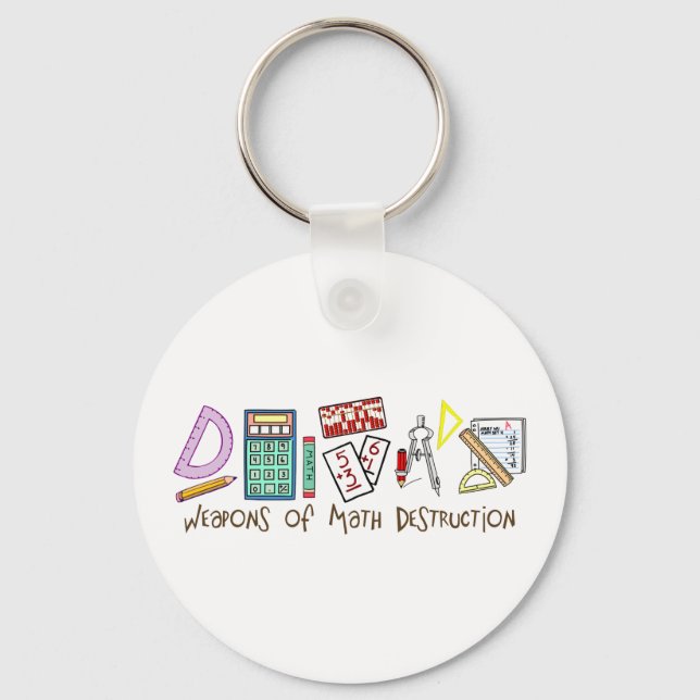 Porte-clés Armes De Destruction Mathématique (Recto)