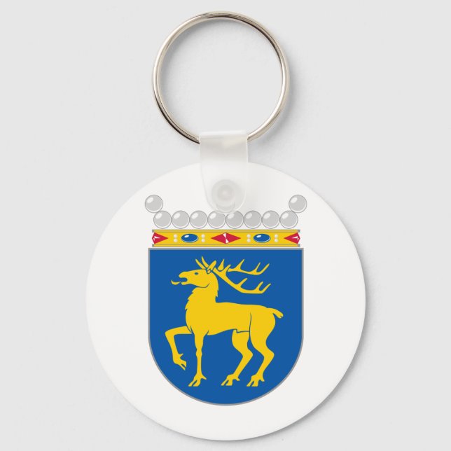 Porte-clés Armoiries d'Åland AX (Recto)