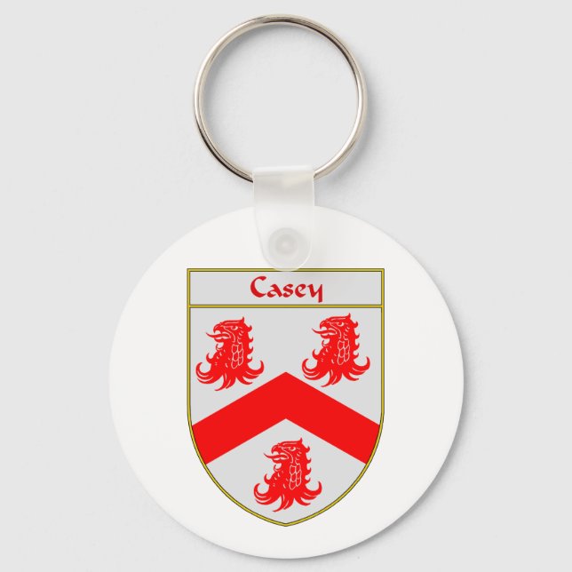 Porte-clés Armoiries de Casey/crête de famille (Recto)