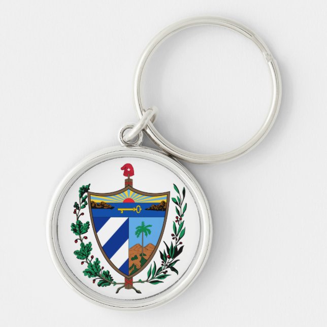 Porte-clés armoiries de cuba (Devant)