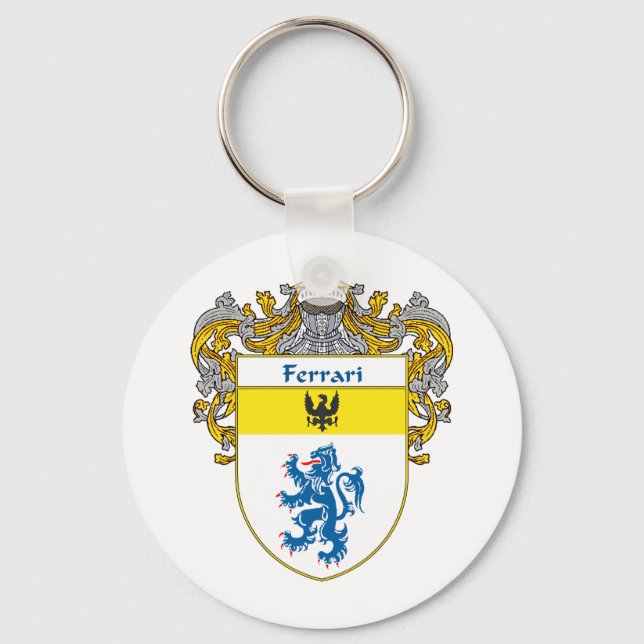 Porte-clés Armoiries de Ferrari (moulées) (Recto)