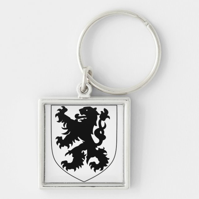 Porte-clés Armoiries de Flandre (Devant)