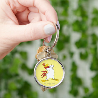 Porte-clés Armoiries de Foghorn Leghorn franchies