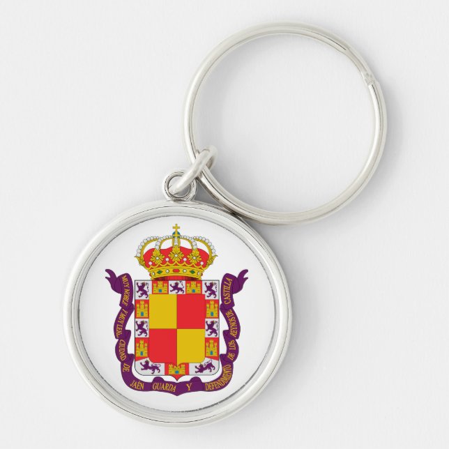 Porte-clés Armoiries de Jaén, Espagne (Devant)