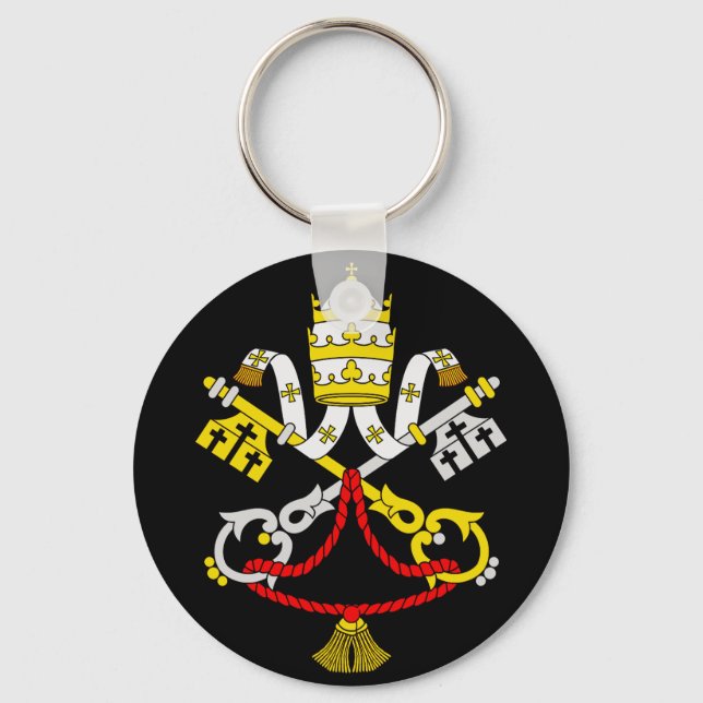 Porte-clés Armoiries de la Cité du Vatican (Recto)